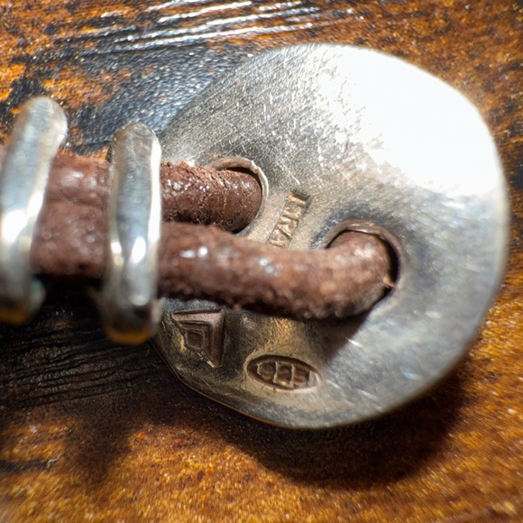 Silpada Freshwater Pearl, Sterling Silver & Braided Leather Necklace & Bracelet - Picture 13 of 16